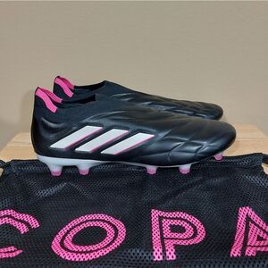 Adidas Copa Pure+ FG Own Your Football Pack Soccer Cleats Black Pink HQ8895 10.5